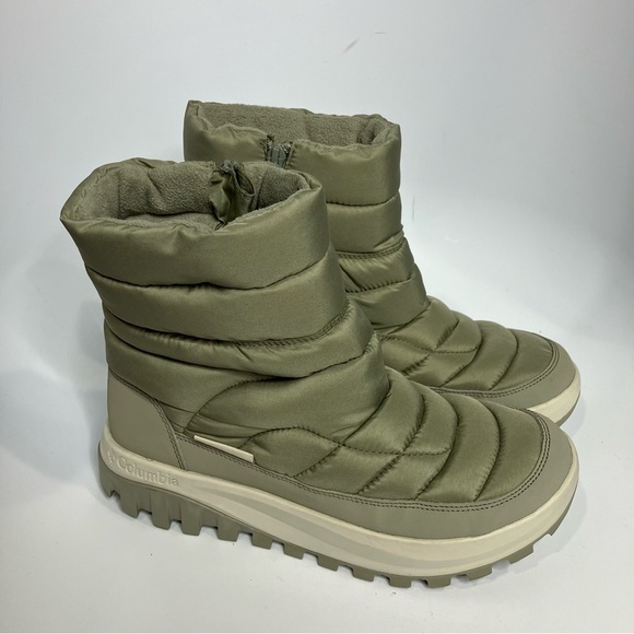 Columbia snow trot mid snow boots insulated puffer boots size 10 - Picture 2 of 8